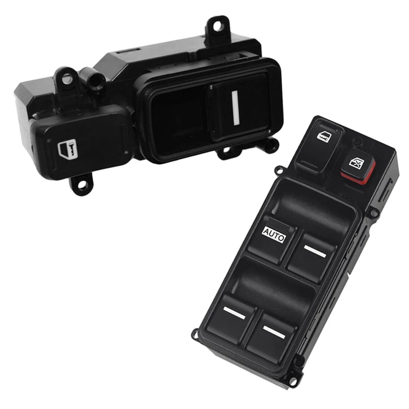 

2 Pcs Car Accessories: 1 Pcs Front Right Power Window Switch & 1 Pcs Car Left Driver Side Power Window Switch