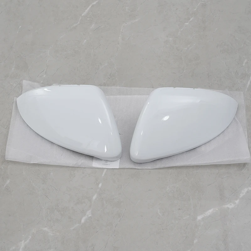 Replacement Rearview Mirror Cover Housing For VW Golf 7 MK7 GTI 2014-18 Black/Wh
