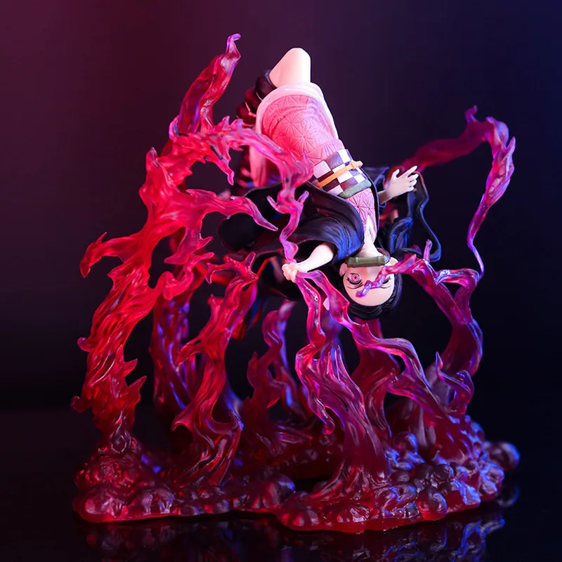 16Cm Demon Slayer Anime Figure Nezuko Kamado Model Dolls Figurine Kimetsu No Yaiba Action Figure Collectibl Decor Kids Toy Gift