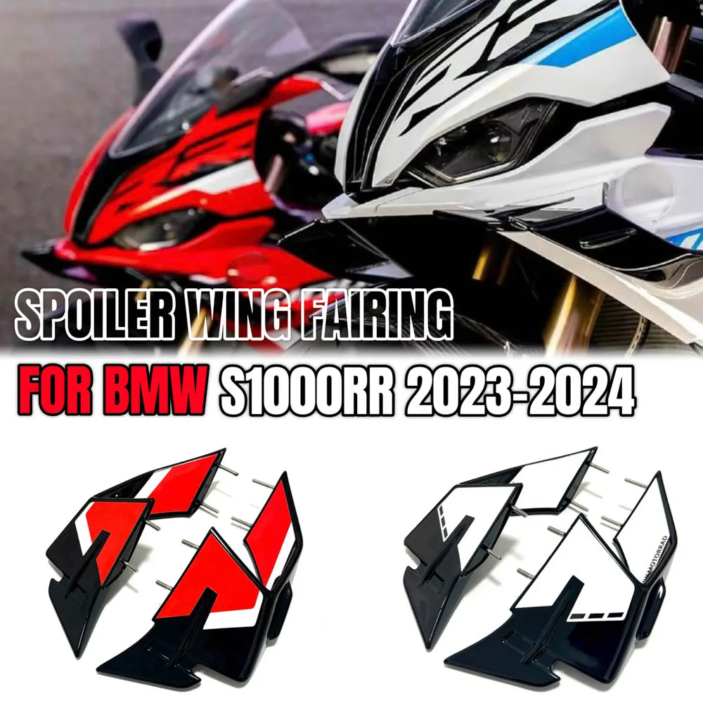 Frontspoiler Winglets Für BMW S1000RR/M1000RR (2019-2023) - Aerodynamik Kit Aus ABS | Stylisches Carbon-Optik