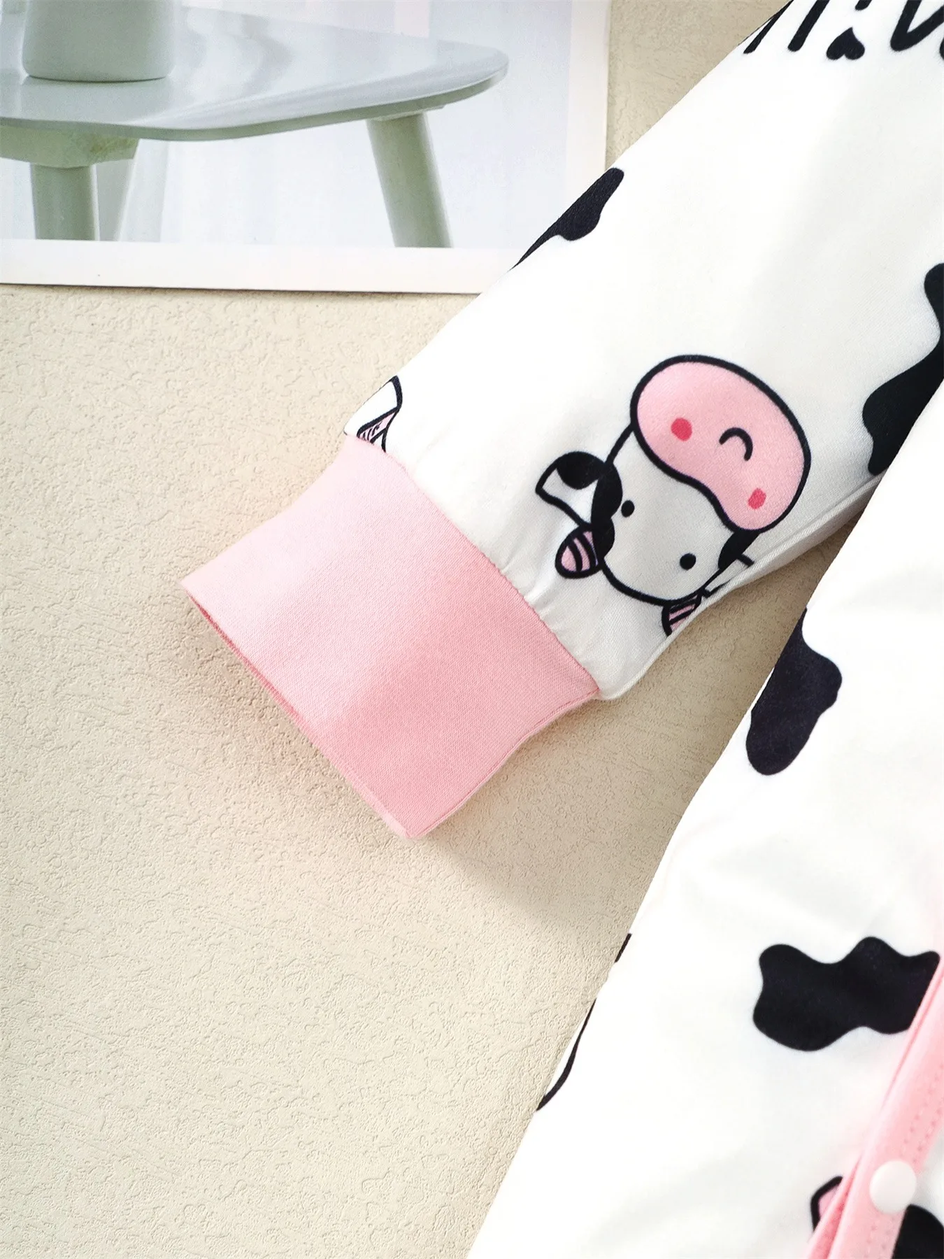 Baby Girl Cow Romper Set 3