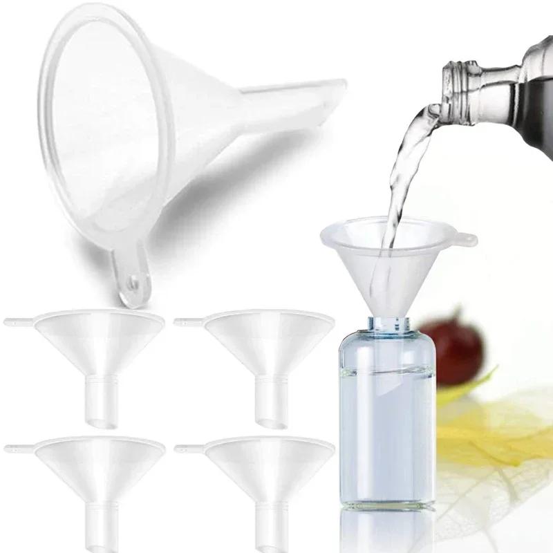 Plastic Funnel Laboratory Mini Funnel Perfume Subpackage Essential Oil Kitchen