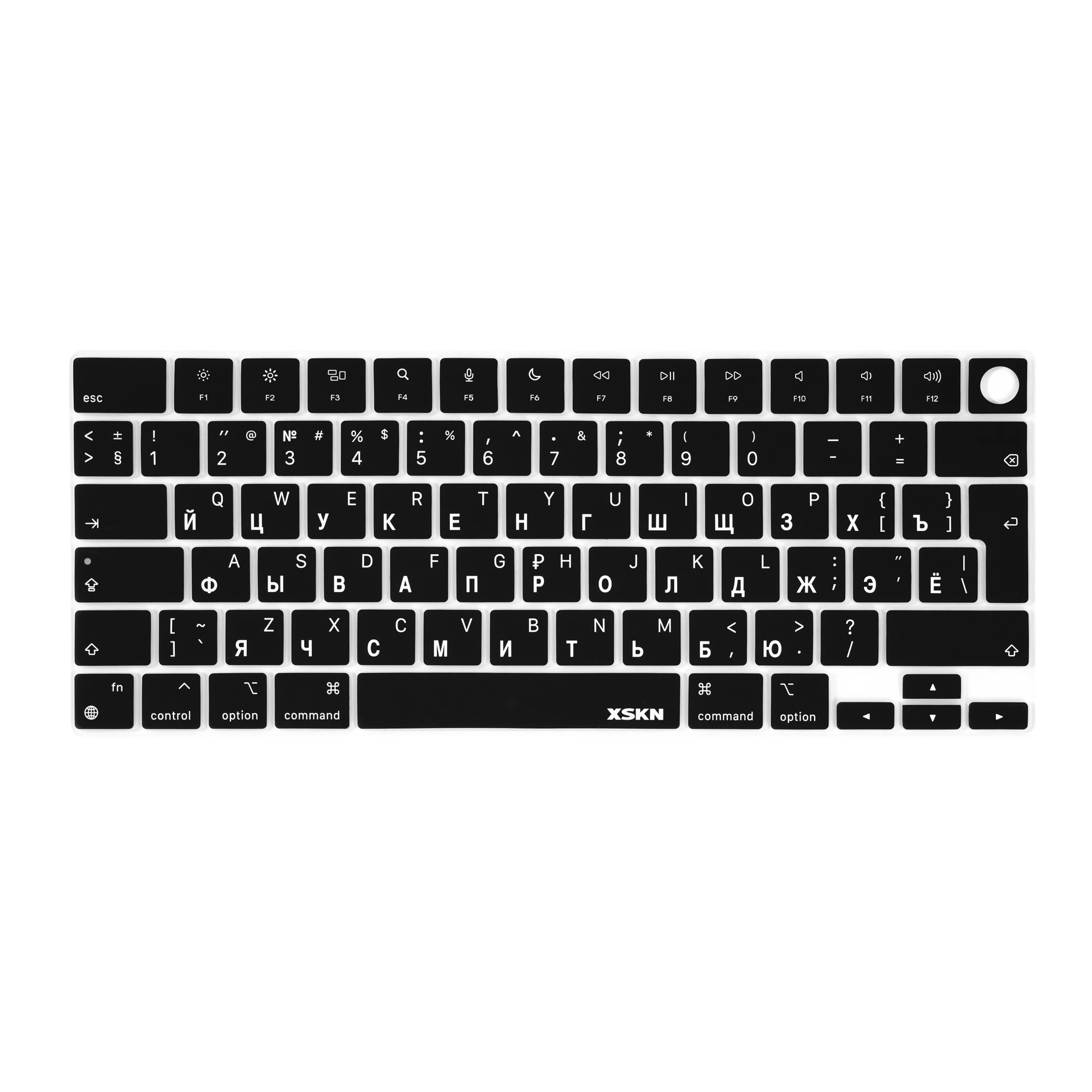 Xskn Cover Per Tastiera In Silicone Russo Per Macbook Pro 14.2 A2442 A2779 A2918 A2992 Pro 16.2 A2485 A2780 A2991 M1 M2 M3 Pro/Max