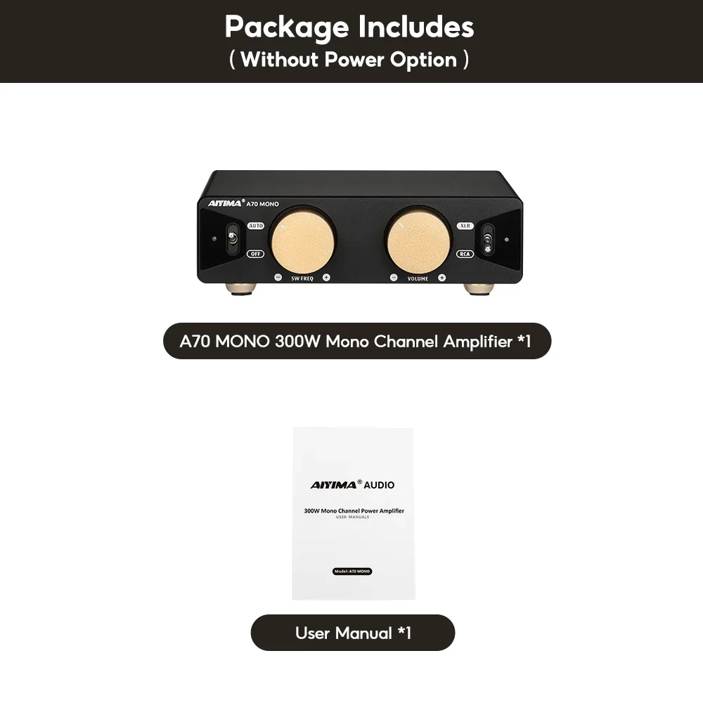 アンプ Aiyima A70 2.0/2.1 CH Power Amplifier Amazon.com: AIYIMA A70 Balanced Stereo Amplifier with PFFB,TPA3255