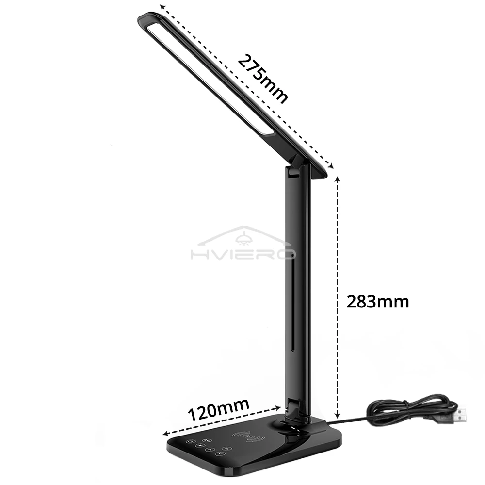 LED Folding Desk Lamp Led USB 5V Timing Eye Guard Protection For Home Night Reading Bedside Living Room Charging Table Lighting