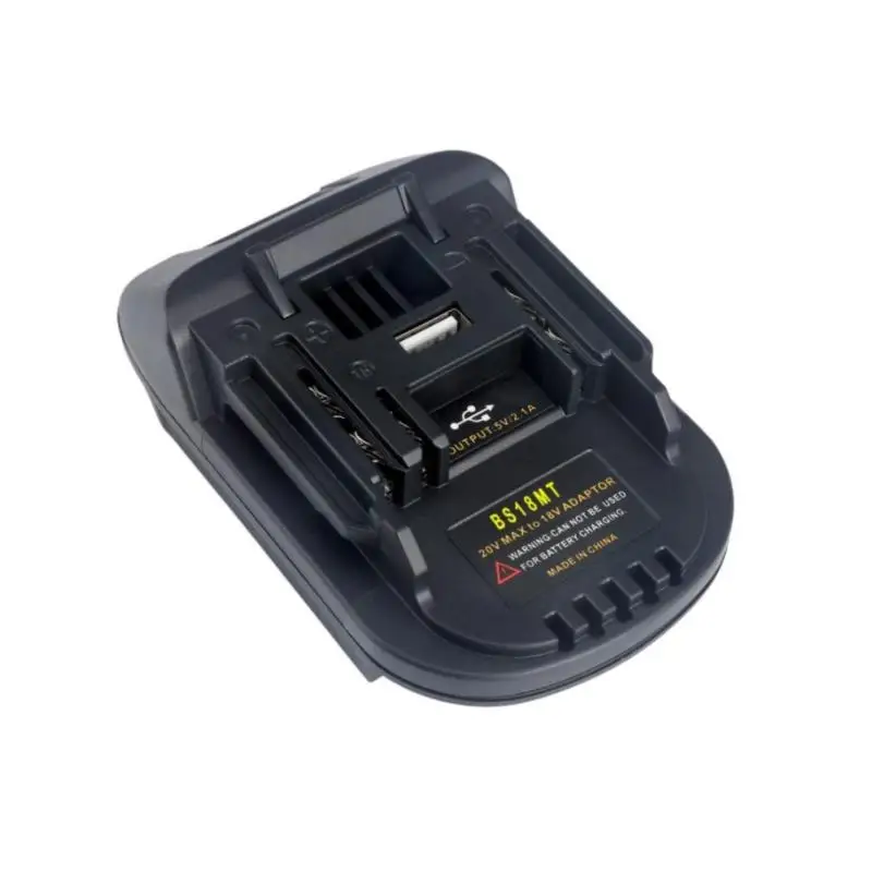 Adaptador de batería de litio 1860 BS18MT, convertidor USB para Bosch 18V, BAT619G/620, convertidor para Makita 18V BL