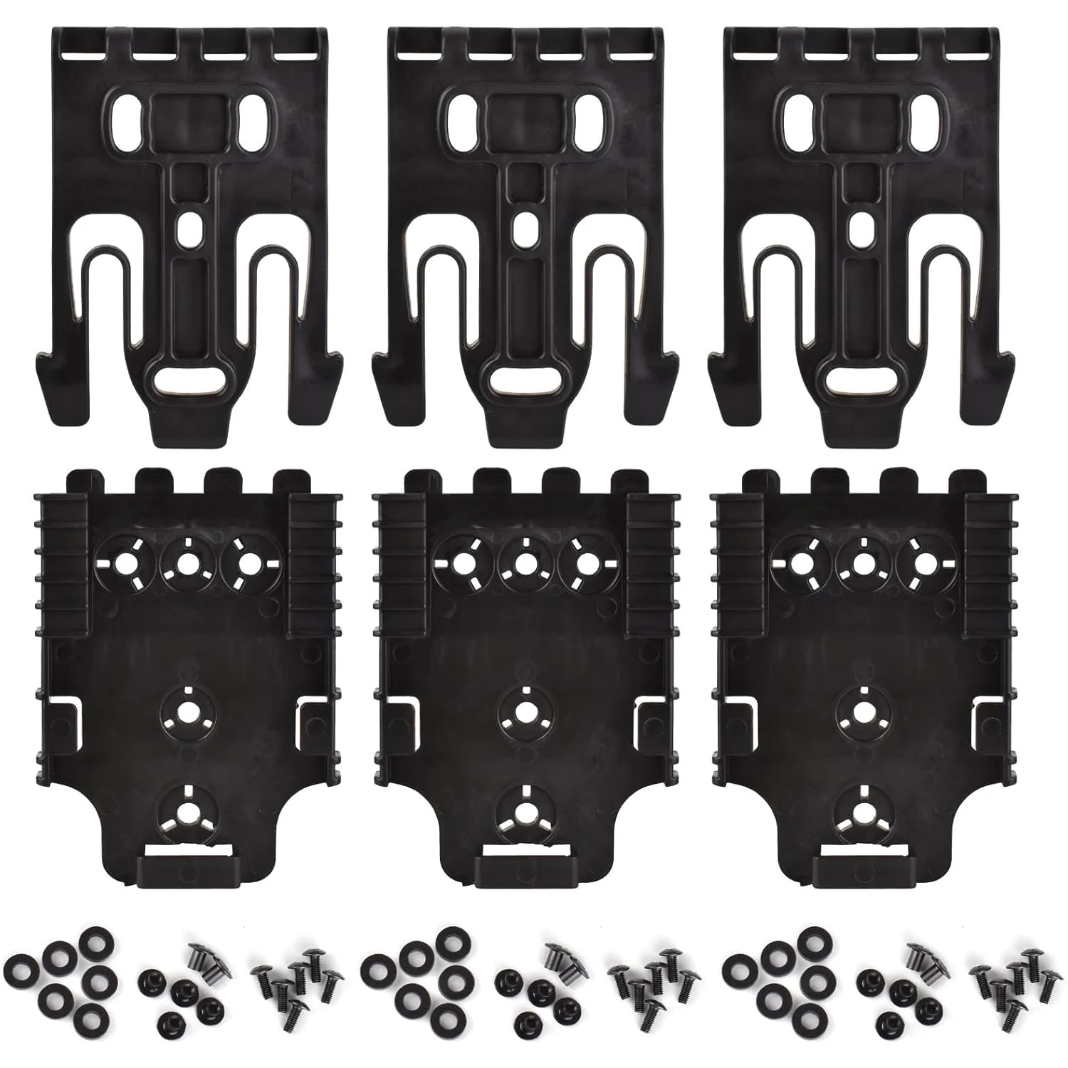 Quick Locking System Kit with Receiver Plate Platform and Holster Locking Fork - 3PCS Set