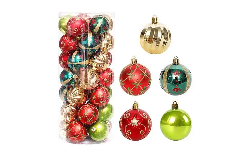 

Christmas Ball Set portable creative christmas ball ornaments reuseable tree hanging ball pendents party decorative ornament