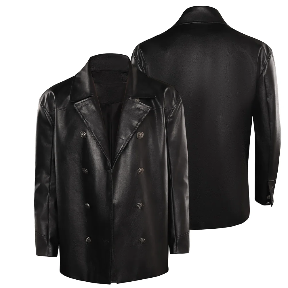 

Костюм для косплея Negan, куртка, пальто, черные наряды для мальчиков, для взрослых, для Хэллоуина, карнавала, вечерние, костюм для ролевых игр