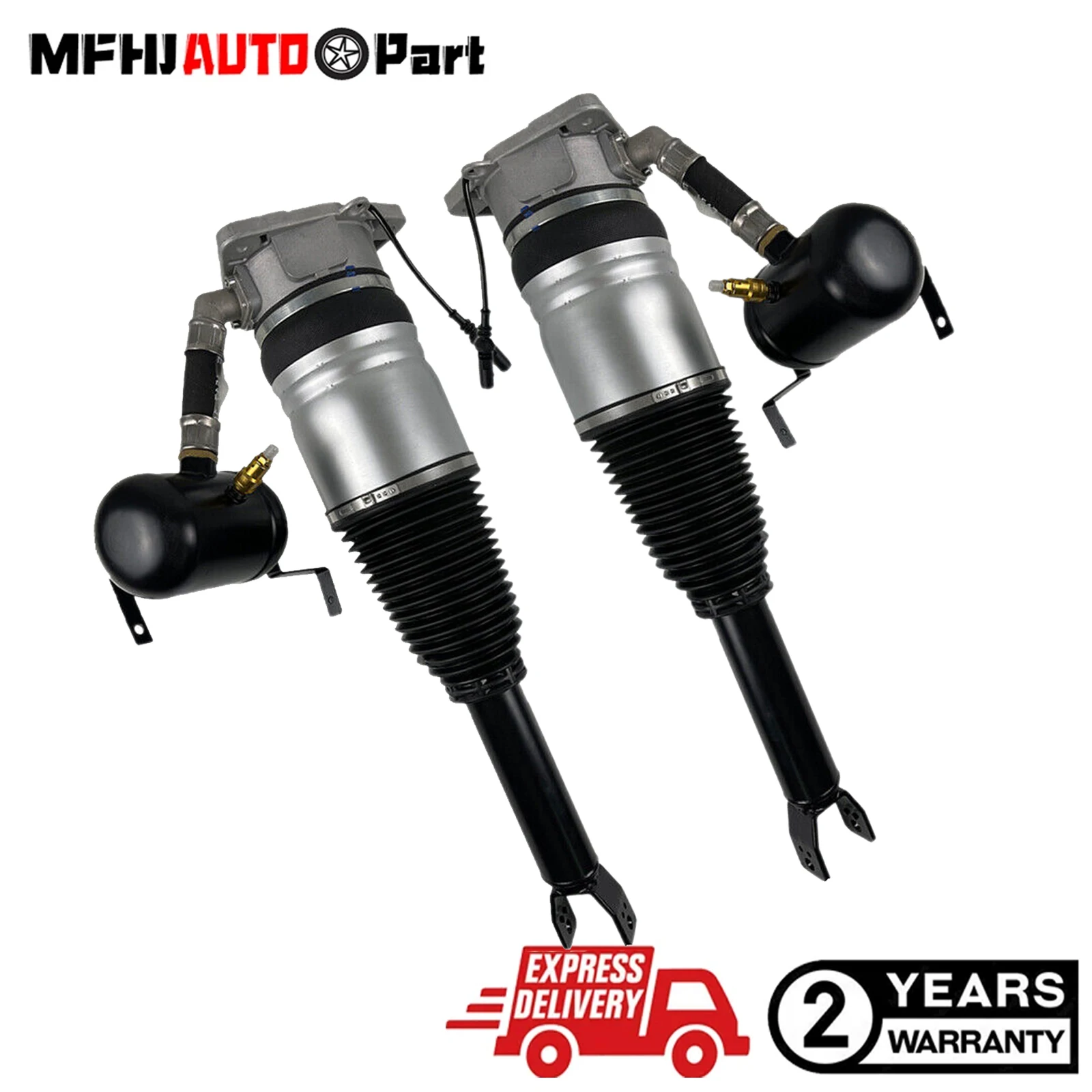 

2x Rear Right Left Air Suspension Shock Struts For Audi A8 D3 A8L S8 4E Quattro