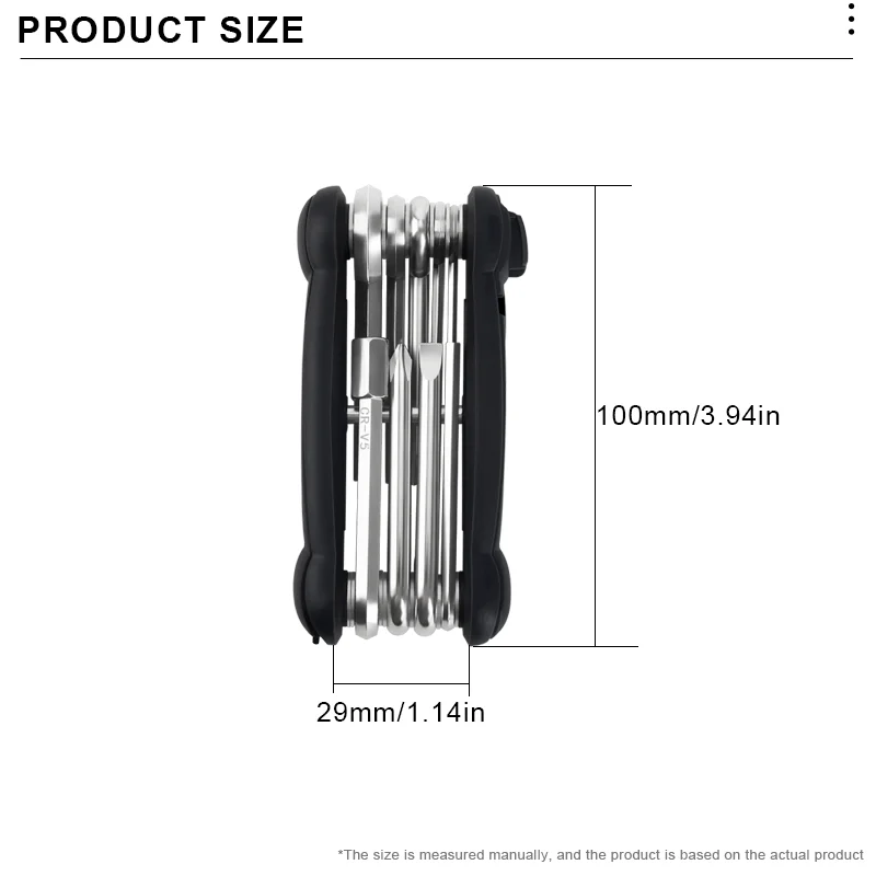 라이더레이스 자전거 멀티툴 키트 (타이어 레버, 육각렌치, 휴대용 다기능 스크류드라이버 포함) 자전거 수리 도구 세트