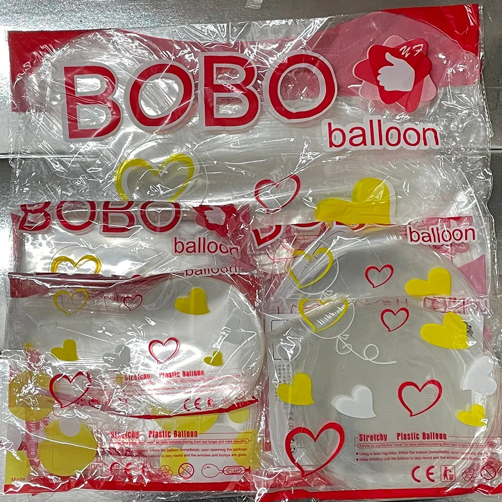 

50pcs Bobo Balloon Clear Ballon Transparent Bubble Ball Need Stretch 10 12 18 20 24 36 Inch for Wedding Birthday Home Decor