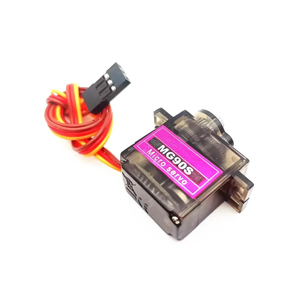 MG90S Servo 1/2/4/10/20/50 Pcs All Metal Gear 9g SG90 Upgraded Version For Helicopter Plane Boat Car Trex 450 RC Robot 180 360 image 3