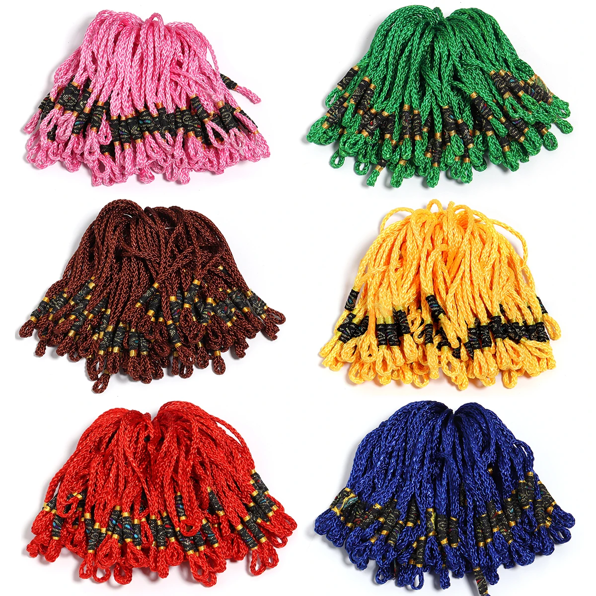 100개/묶음 중국 매듭 태슬 실크 태슬 트림 장 의류 커튼 홈 데코 DIY 수공예 액세서리