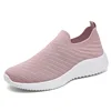 Women Running Sneakers Slip On Knit Tennis Workout Sneakers Memory Foam Lightweight for Workout Yoga 5