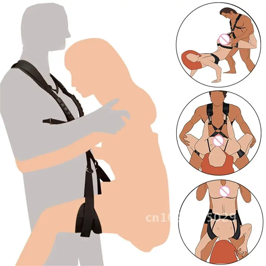 Shoulder Sex Swing Love Leg Open Legs Harness Position Spreader Adult Rope Swing Restraint Couples Bondage Games Toys For Sex