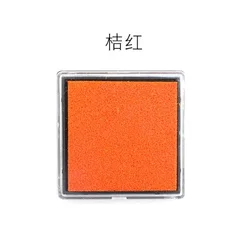 Vibrant Collection of Craft Ink Pads for Creative Projects and Decor (Orange)