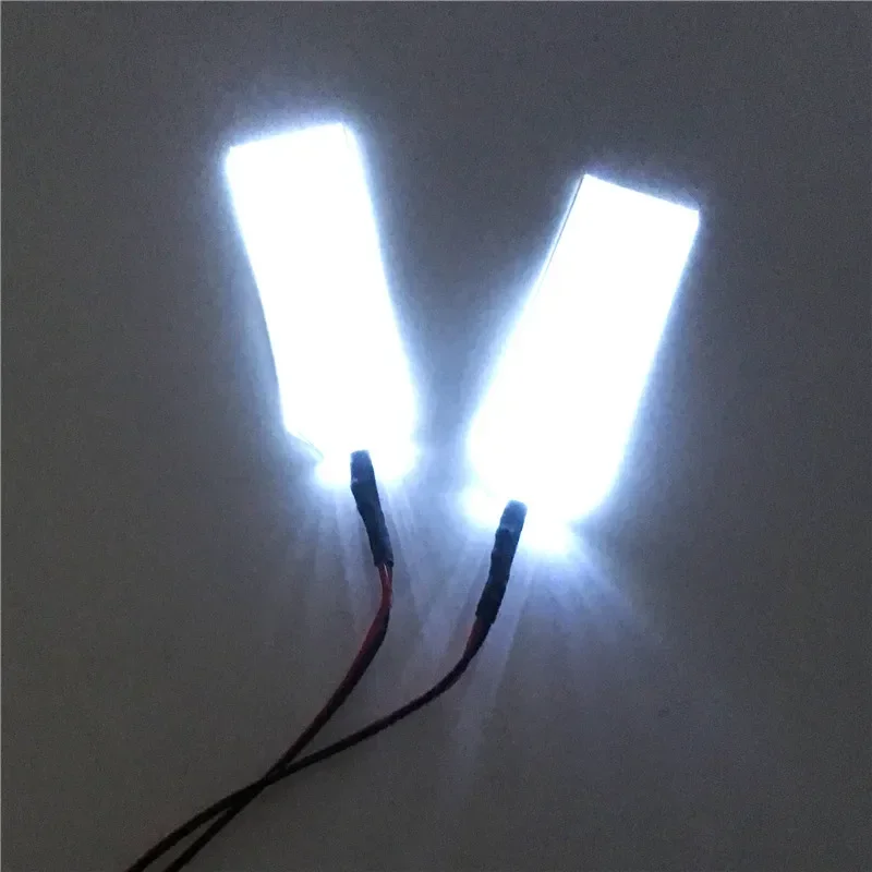 Cosplay DIY Led Glow Light Eyes Kits for Tony Stark Eye Light Mask Helmet Props Accessories Cannot Bend Small Size