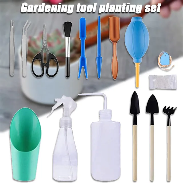 16Db/Beállított Kerti Ültetési Szerszámok Zamatos Ültetés Diy Szerszám - Image 2