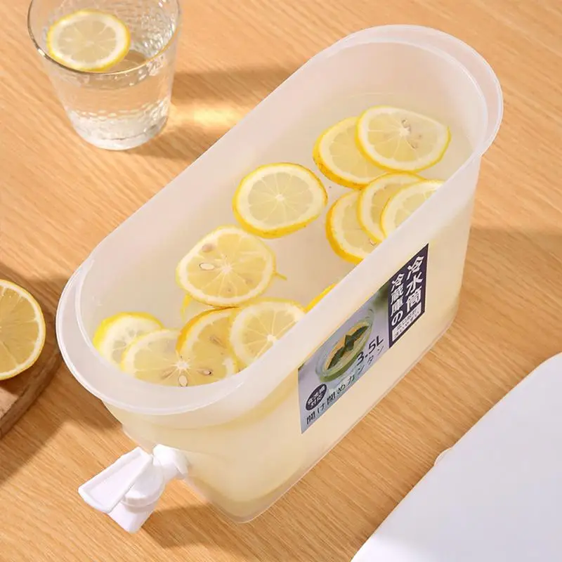 Cold Water Kettle With Removable Stand Soak Fridge Storage Box Lemonade Juice  Container Beverage Dispenser Organizers Kitchen - AliExpress