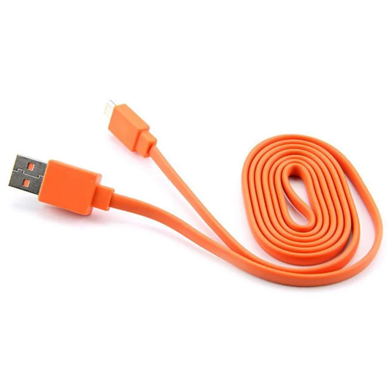 Cavo Micro Usb Piatto Da 1M Caricabatterie Rapido Per-Jbl Flip 3 4 Pulse 2 Charge 1 2 3 Cavo Di Ricarica Dati Micro Usb A Ricarica Rapida Qualità