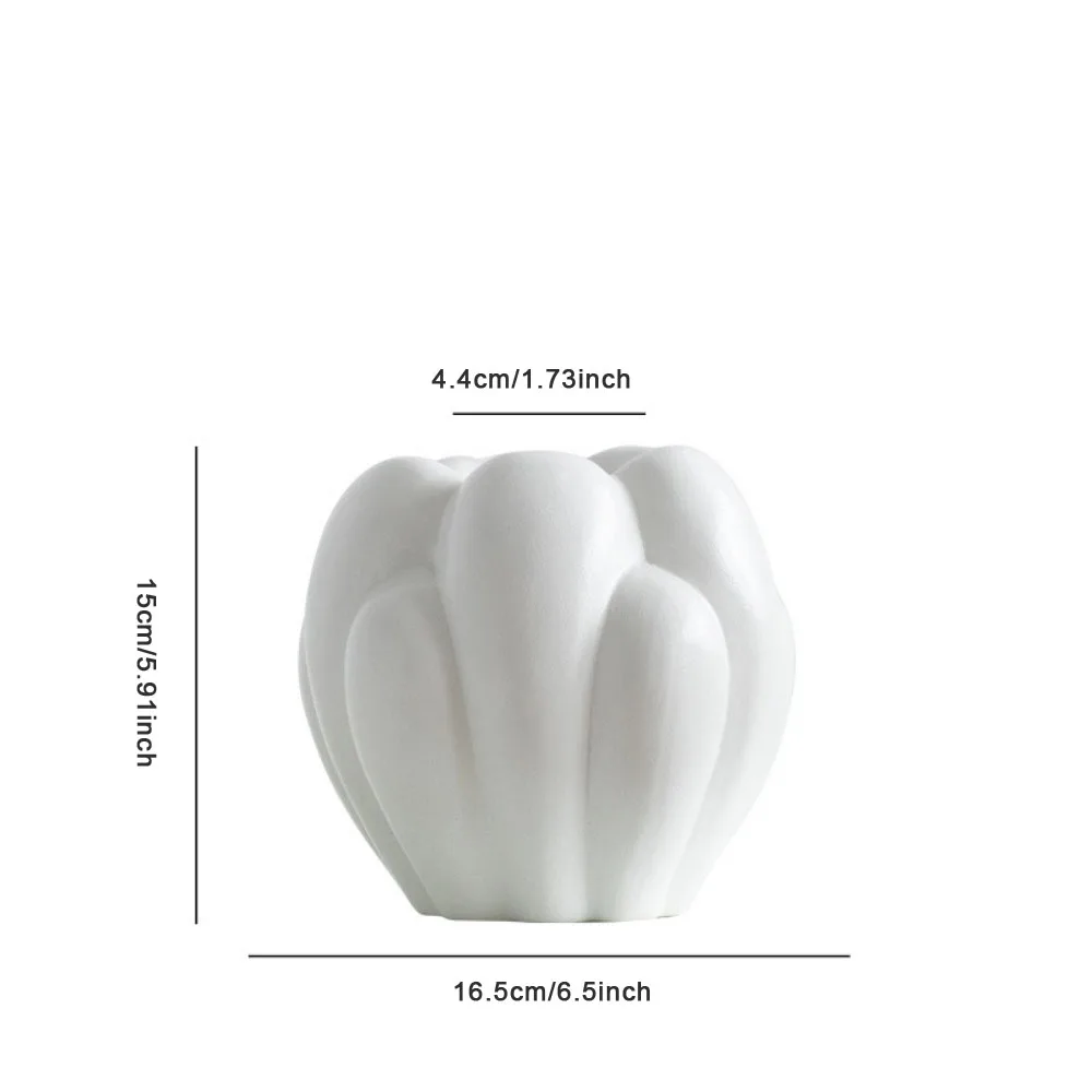 Nordic Ins Cloud Bubble Ball Ceramic Vase Ornaments Living Room Bedroom Dining Table Flower Arrangement Art Vase Home Decoration 6
