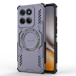 Enhanced Heat Dissipation Protective Case with Magnetic Wireless Charging for Motorola Edge 70 (Purple)