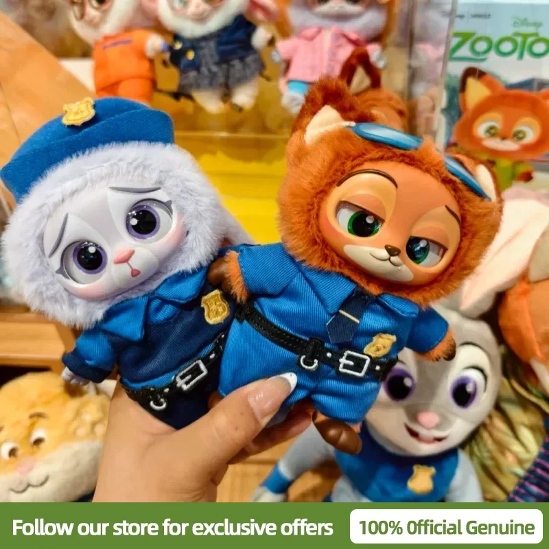 Genuine Miniso Zootopia Series Figures Nick & Judy Toy