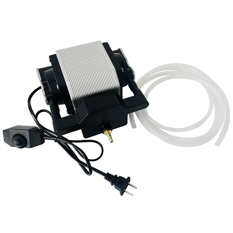 110V 220V 30L/Min 16W Laser Air Assist Pump Air Compressor Laser Engraving Machine Adjustable Speed Low Noise Upgraded Nozzle laser air assist pump