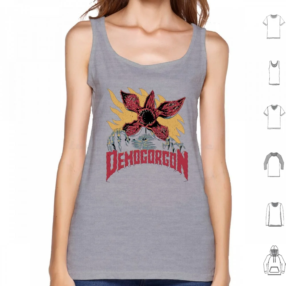 thumbnail image 1 of Camisetas sin mangas Demogorgon Camiseta sin mangas Demogorgon Once Netflix Dustin Stranger Mike Cosas Lucas Al revés 80S TV Horror, 1 of 5