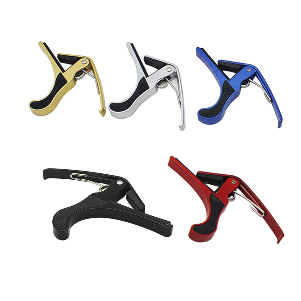 Capo Para Guitarra - Abrazadera De Silicona, Ajuste Rápido, Compatible Con Guitarra Acústica, Eléctrica Y Ukelele