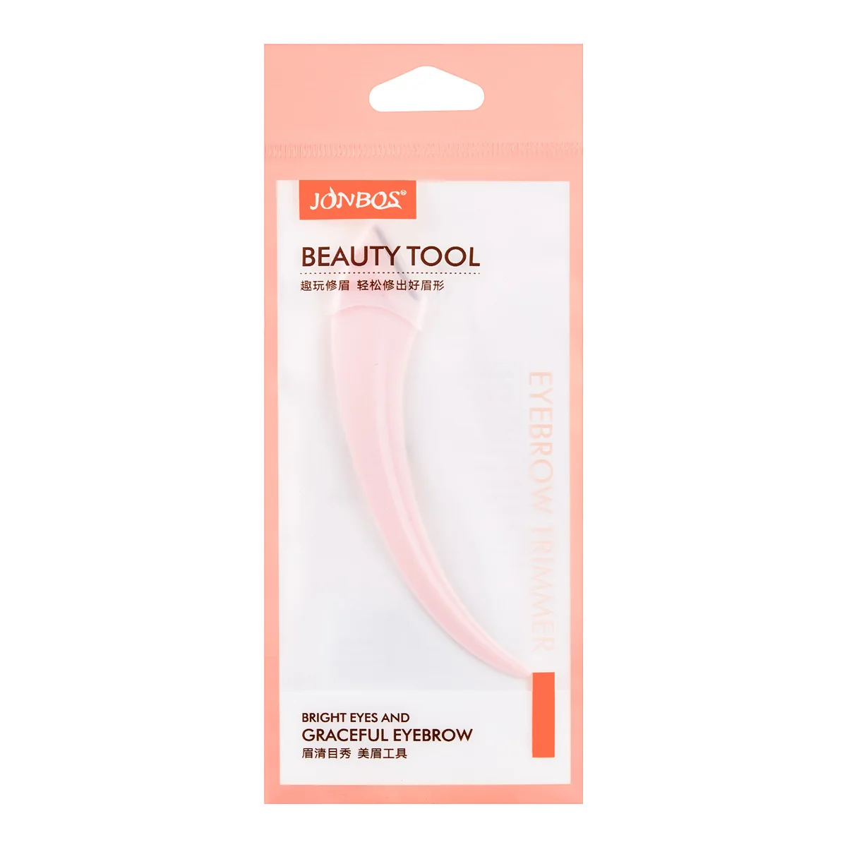 JONBOS Crescent Brow Razor Safe scratch resistant macro razor for beginners beauty salons for men and women