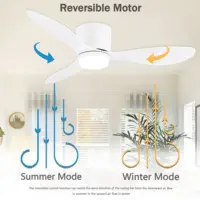 IRALAN Ceiling Fan With Light,42 Inch/52 Inch Low Profile Ceiling Fan with remote control,  For Indoor and Covered Outdoor 3