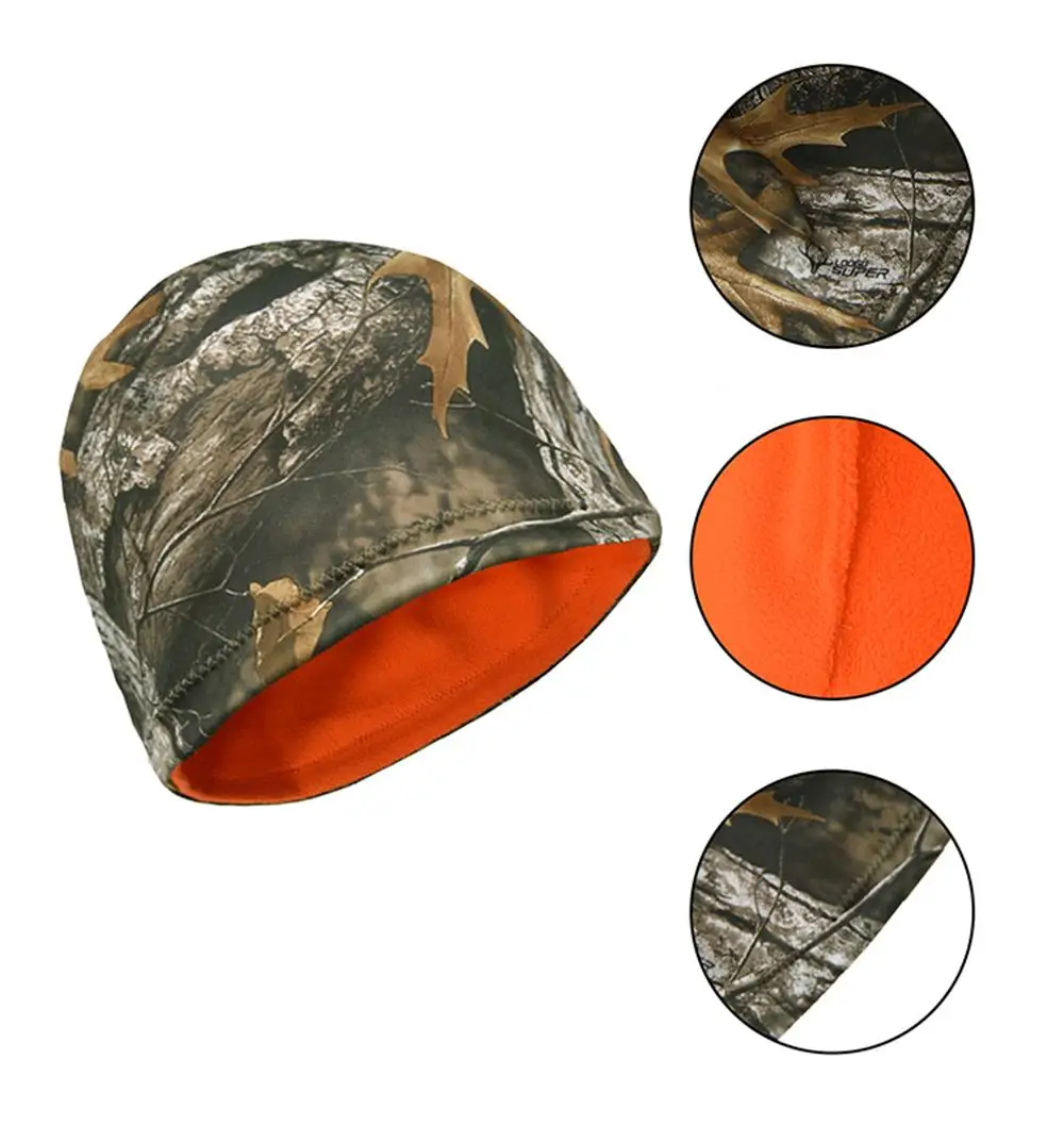 Polar Fleece Camouflage Hunting Hat 1