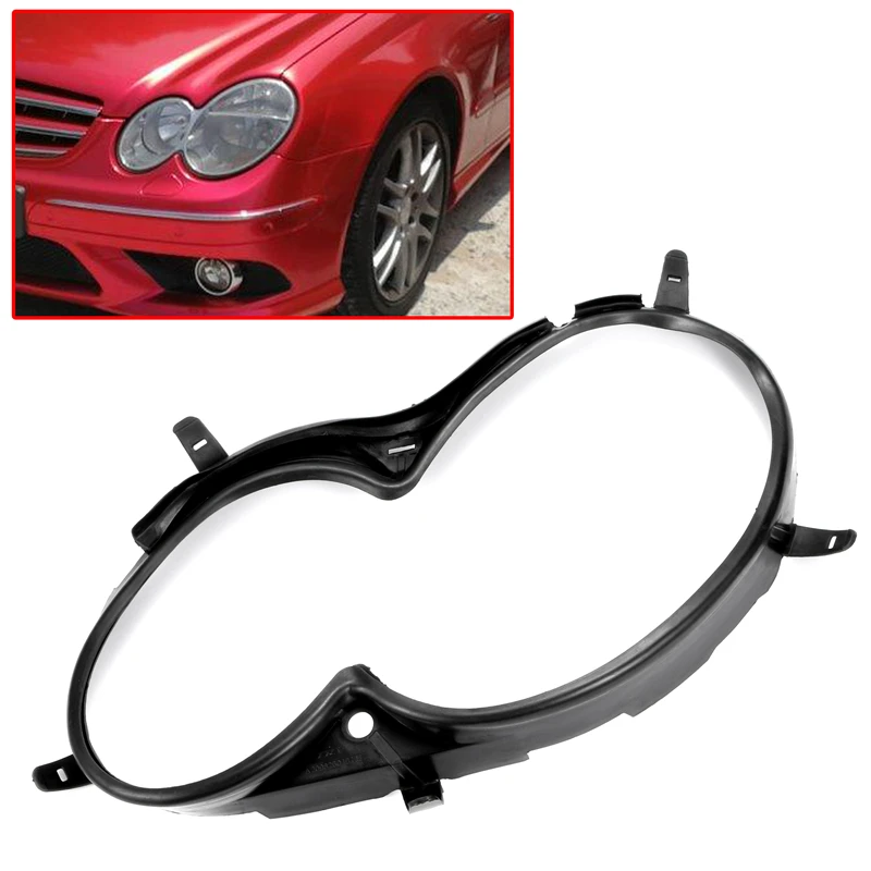 Cache/Joint D'étanchéité Pour Phare Avant Mercedes CLK W209 (2003-2009) - Paire Gauche Et Droite - Réf. 2098260191L/2098260291R