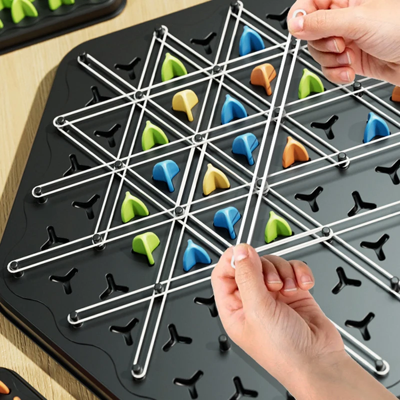 tapple board game Cross border triangle chain chess table puzzle game family parent-child interactive exercise logic toys 5