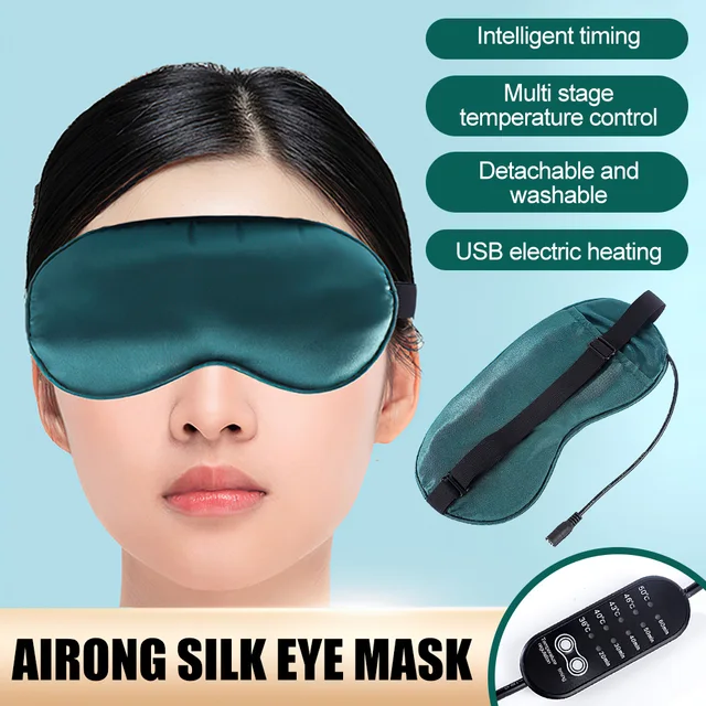 Moxa Velvet Eye Mask Electric Heating Usb Silk Moxa Velvet Eye Mask Sleep Hot Compress Eye Mask 1