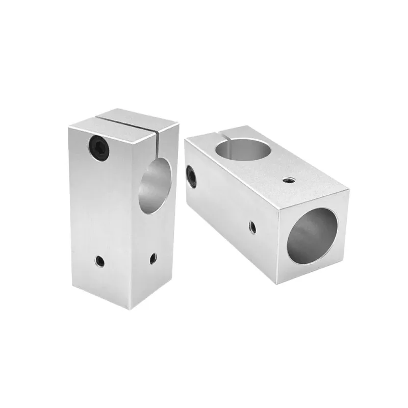 Shaft Connector Shaft Coupler Rigid Shaft Coupler Pipe Frame Connector T-type Fixed Column Optical Shaft Cross Connector Clamp Block Inner Hole Diameter 8 10 12 15 16 20 25 30 mm