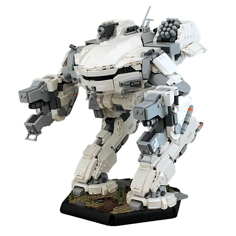 Фото Механический робот MOC BattleTeched, игровой конструктор, экшн-игрушки, катапультированный король, краб, механические кирпичи, игрушки Рождественские день рождения подарки №5