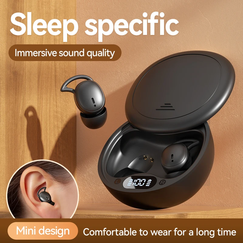 2026 Ultra Thin Sleep Headphones Berlin Noise Canceling Long Playtime Bluetooth No Pressure Invisible Comfort for Adults Kids