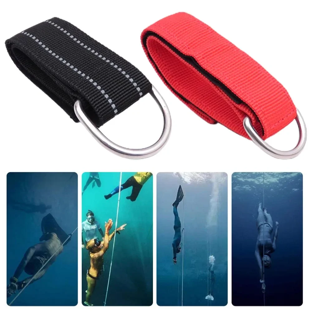 

Scuba Diving Wrist Strap Hanging Lanyard Safety Ropes Swimming Accessories Tech Dive Underwater Sports With D Ring