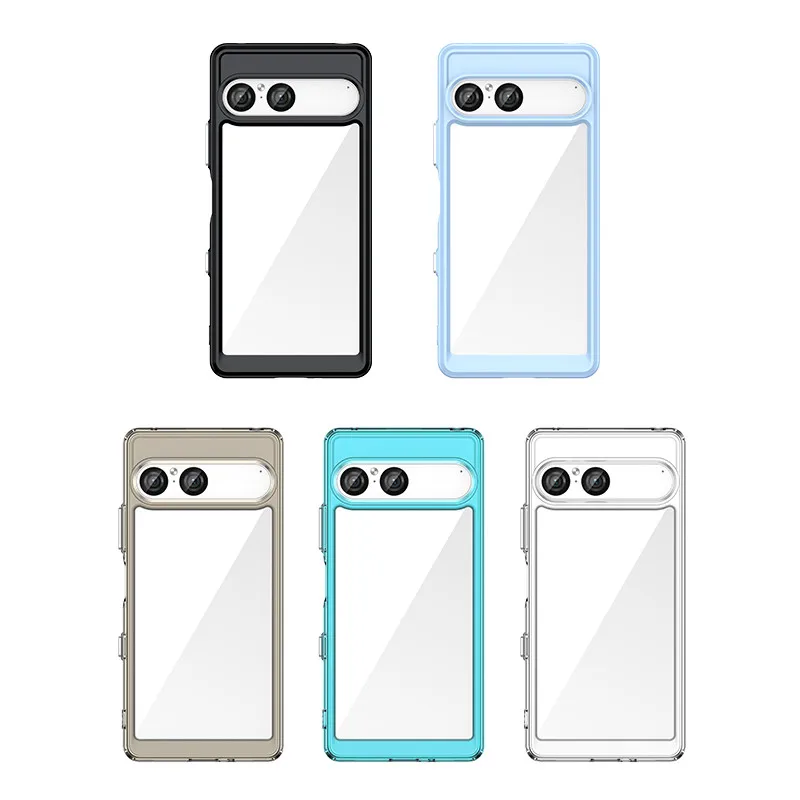 Premium Protective TPU Border & Acrylic Backplane Phone Case