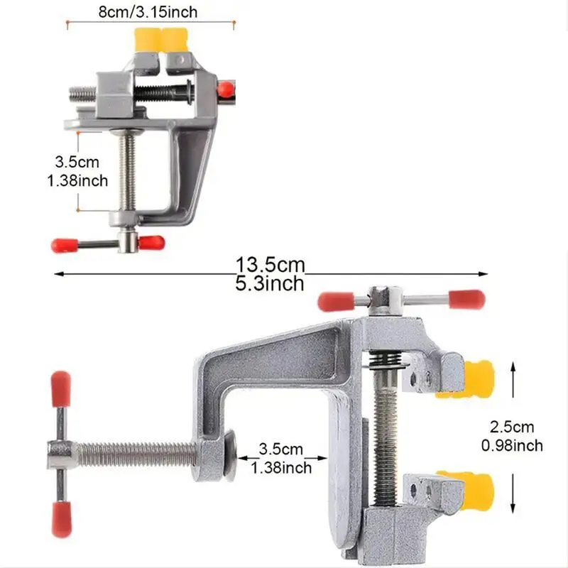 Bench Vise Work Bench Vise Small Hobby Clamps Portable Manufacturing Jewelers Hobby Bench Vice Mini Craft Repair Tool For 6