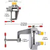 Bench Vise Work Bench Vise Small Hobby Clamps Portable Manufacturing Jewelers Hobby Bench Vice Mini Craft Repair Tool For 6