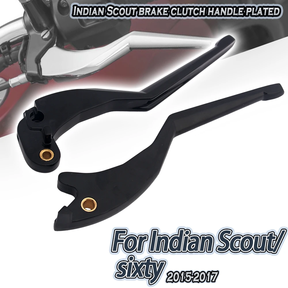 Black Motorcycle Accessories Brake Clutch Levers Handlebar Hand Grips For Indian Scout Scout Sixty Bobber 2015