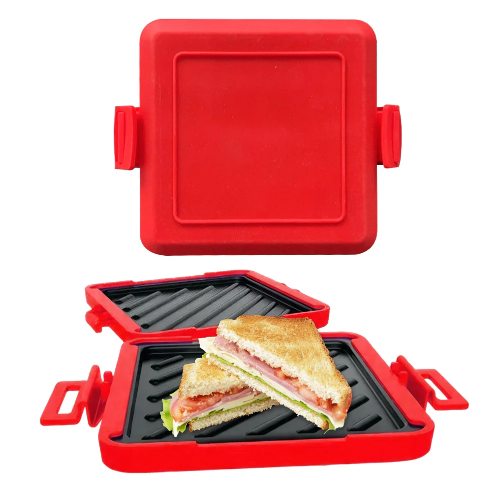 Microwave Sandwich Maker Time Saving Microwavable Toast Maker Microwave Oven Breakfast Machine for Dessert Sandwiches Breakfast 3