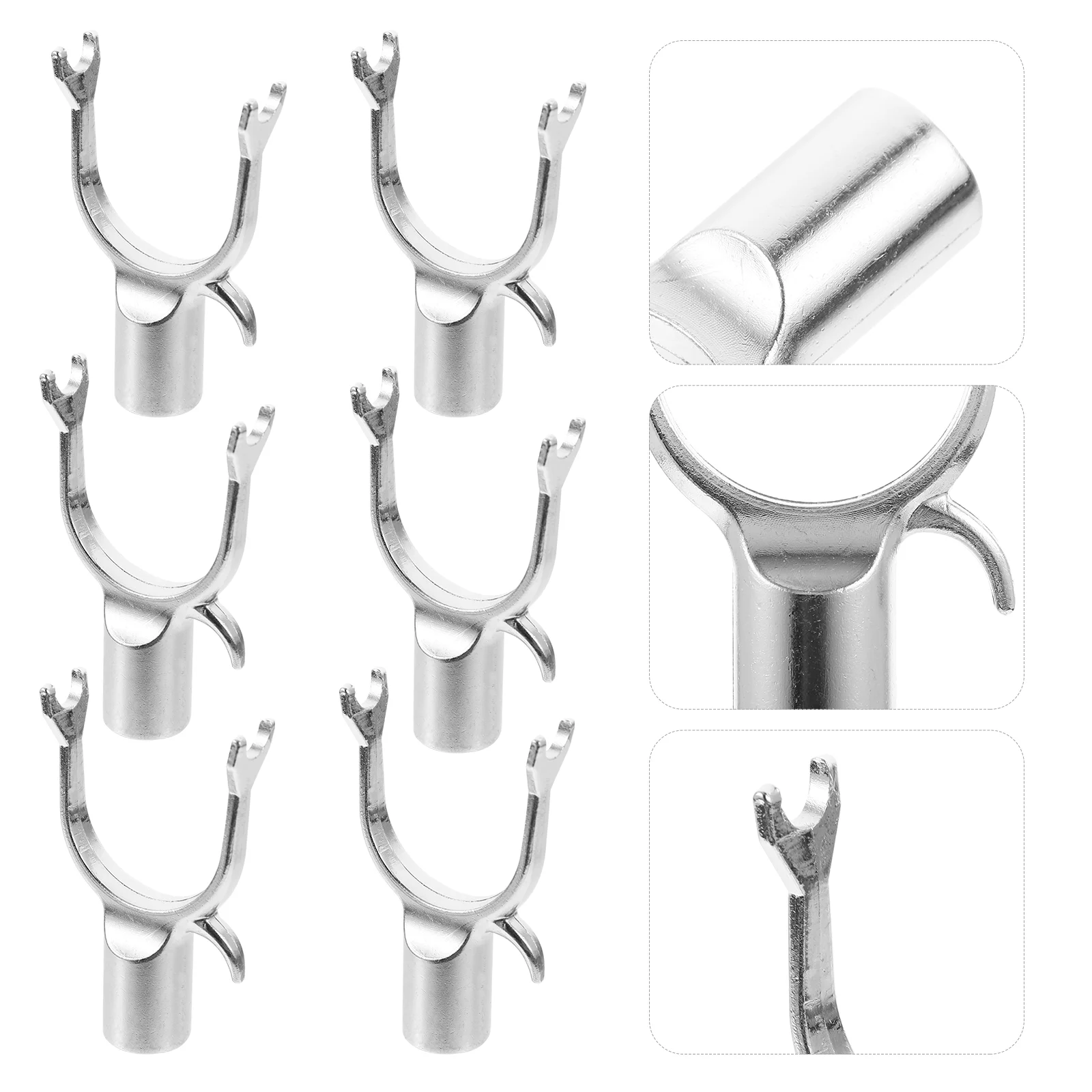 

6 Pcs Orchard Fruit Tree Support Fork Plant Compression Bracket Metal Branch Tool Branches Supporting Tools Aluminum Alloy