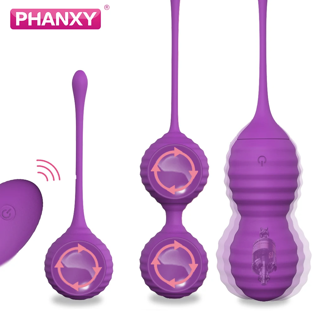 Phanxy Vaginal Kegel Simulator Balls Palle Cinesi Giocattoli Del Sesso Per Le Donne Intimo Muscle Exerciser Vibrazione Vigina Shrinking Ball