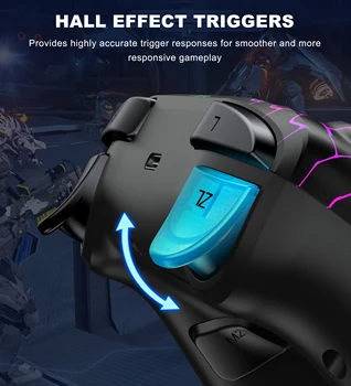 NC301 Hall Rocker Gamepad For Nintendo Switch/OLED/Lite/Android/IOS/ PC Steam Hall linear trigger Switch Controller 4