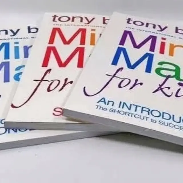 3 Books Tony Buzan: Mind Maps For Kids English Story Picture Books For Children Learn English Reading Books Libros Livros